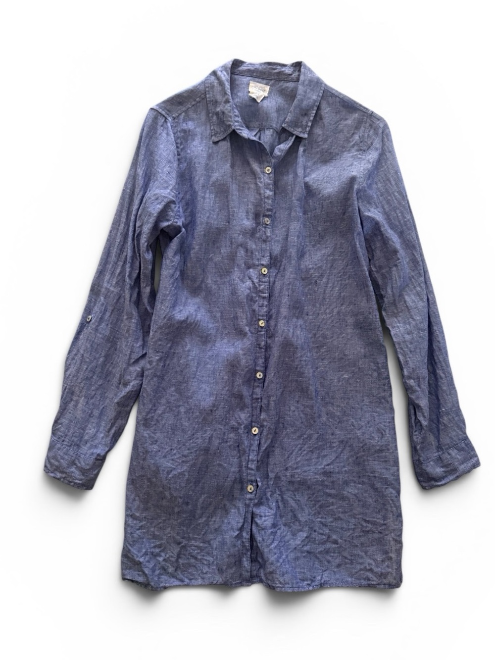 Sigrid Olsen linen button down dress